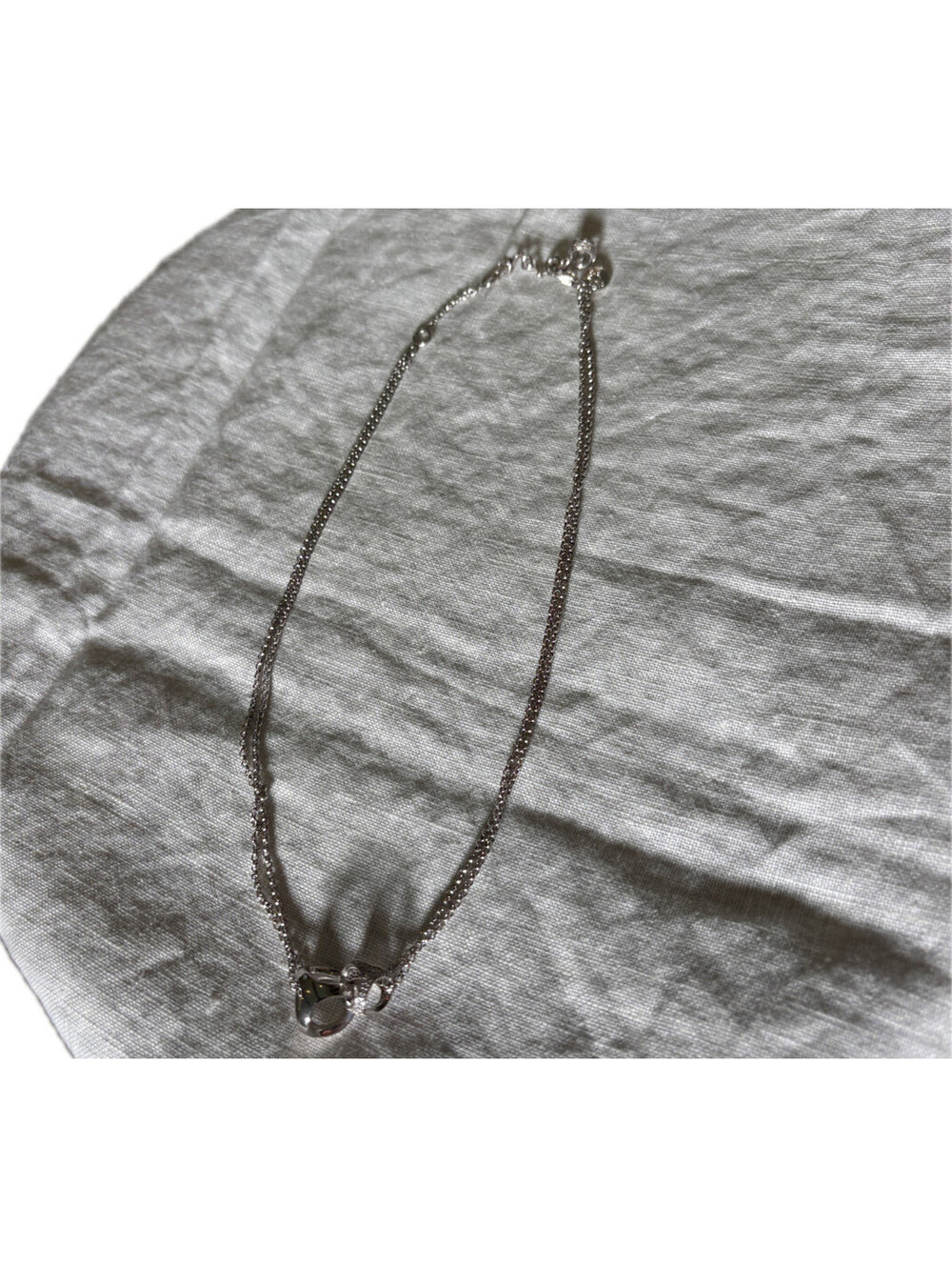 Di Modolo Milano 925 Sterling Silver + White Gold Necklace